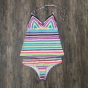 Roxy Striped Tankini